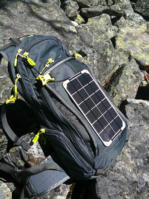 Solar hydration pack