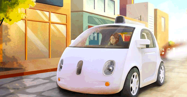Google car gif