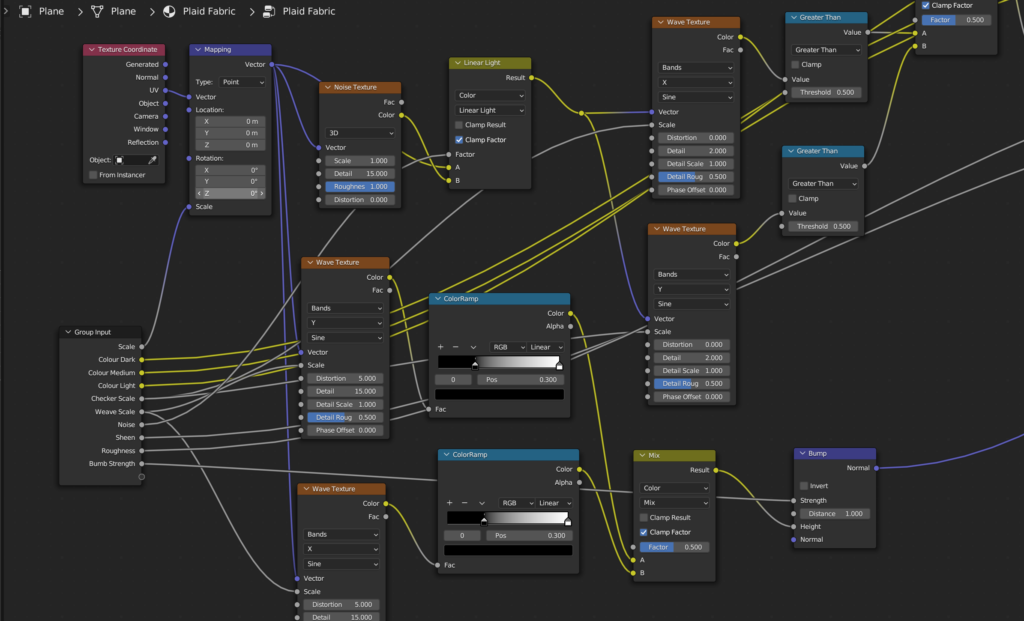 A Blender 3D Material Nodes example